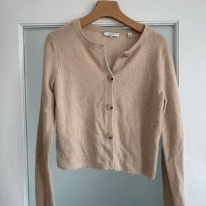 Women's Beige Cashmere Cardigan - Vince